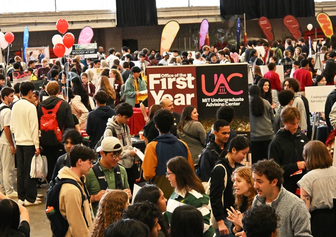 Academic Expo in the Johnson Ice rink