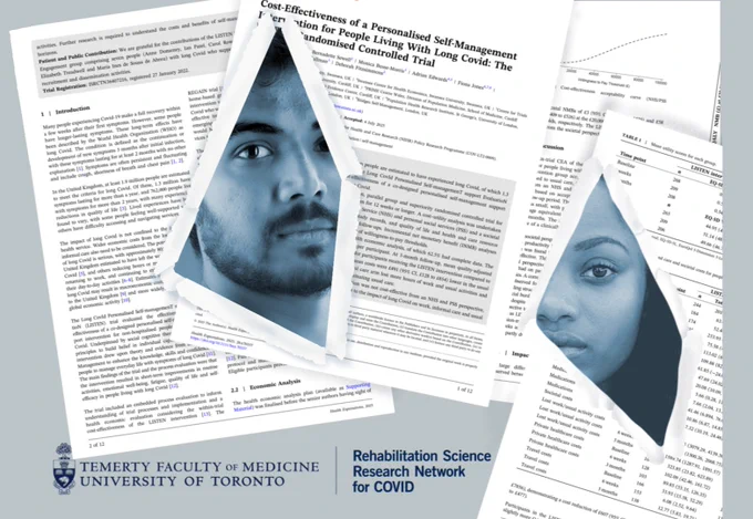 An image of journal articles with faces embedded within them.