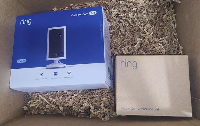Ring Outdoor Cam Pro 4k Wired Bundle