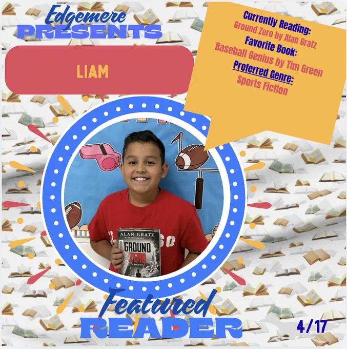 Featured reader - Liam