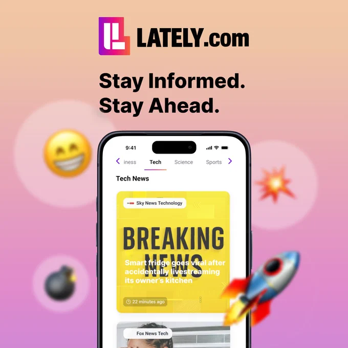 All the news in one place: www.Lately.com  -  Knowledge is Power.