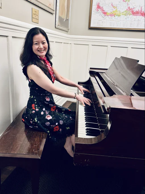 Susan R Lin MW and Steinway