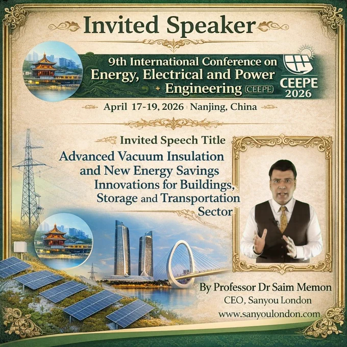Sanyou London and Professor Dr Saim Memon Invited Speaker 9th CEEPE Conference in Nanjing, China