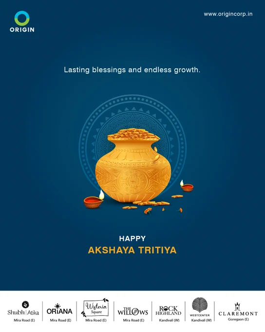 Origin Corp wishes you a Happy Akshaya Tritiya!