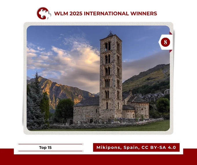 8th Place winner, International WLM 2025
