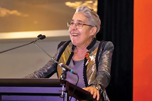 2025 Frank R. Kleffner Lifetime Clinical Career Award recipient Jeanane M. Ferre at the Evening With the ASHFoundation event.
