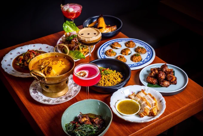 Various Thai dishes from Emporium Thai