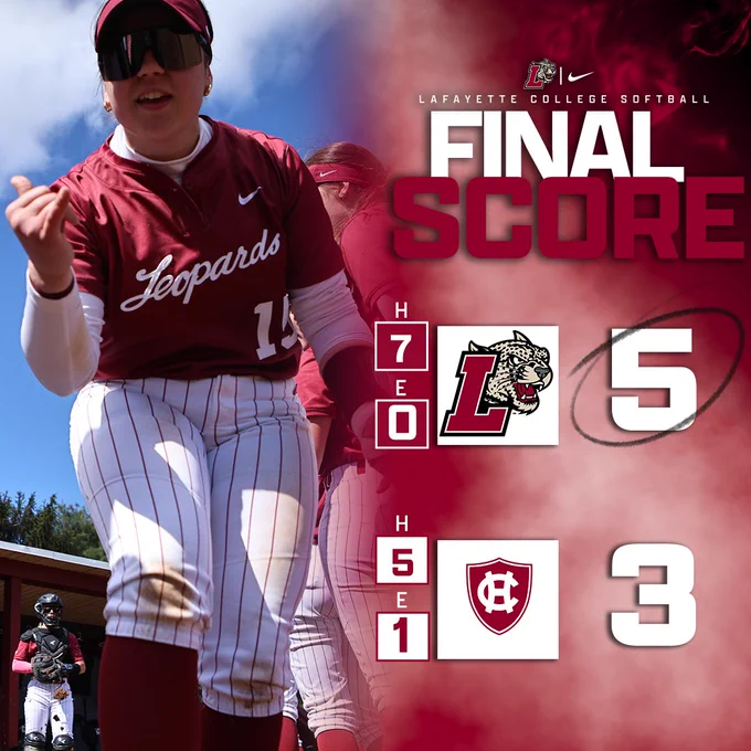 Lafayette 5, Holy Cross 3 