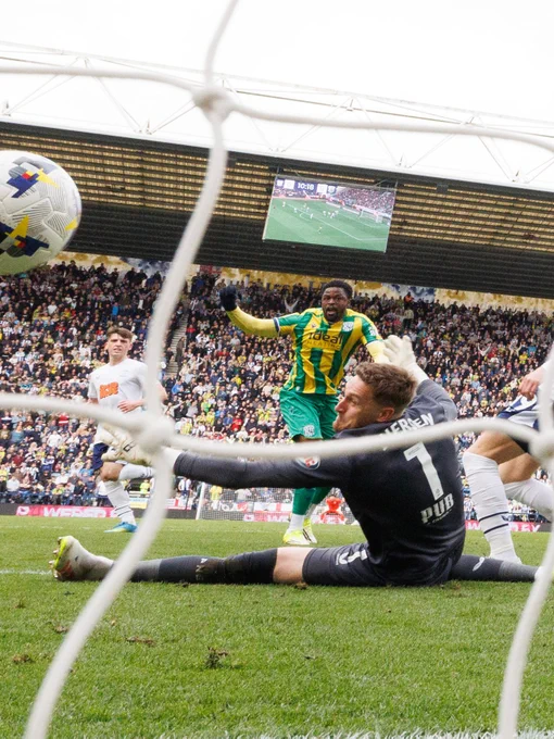 Josh Maja scores the opener against Preston North End.