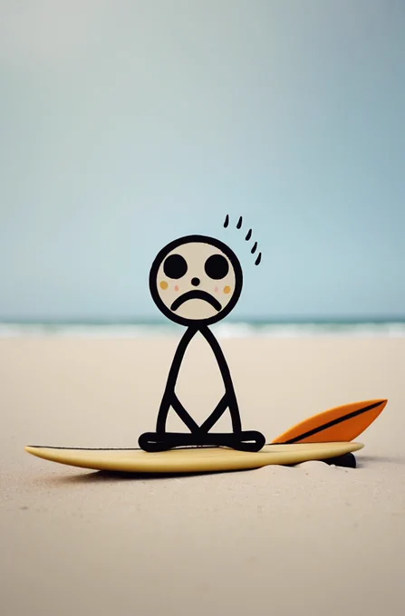 Mais um dia flat… 🌊
O mar silencioso também ensina. Hoje é sobre esperar, observar e manter a mente no surf.
