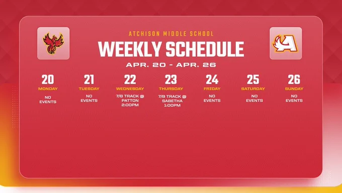 AMS Weekly Schedule