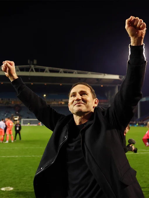 Frank Lampard celebrating away at Blackburn Rovers.