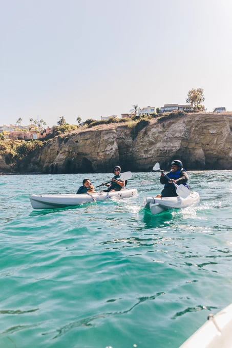 Kayaking in la Jolla