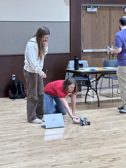 OHS at state science olympiad competing in electric vehicle.