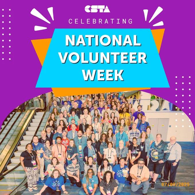 CSTA Celebrating National Volunteer Week. Group photo from volunteer leadership summit. 