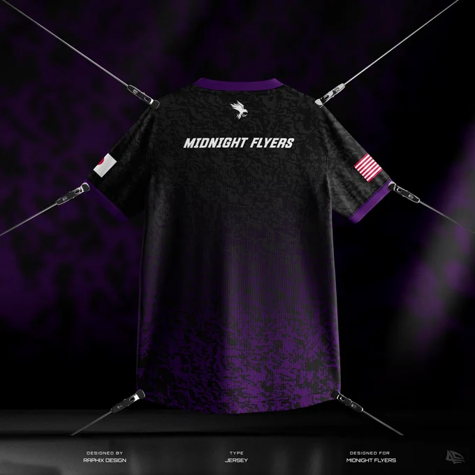 Jersey design for midnight flyers