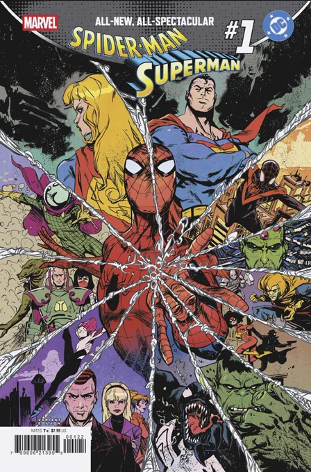 All-New, All-Spectacular Spider-Man/Superman #1 Sanford Greene variant