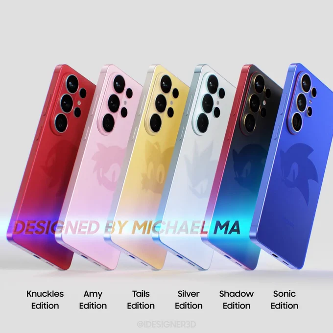 Galaxy S26 Ultra × Sonic & Friends Special Editions | Original Concept Design by Michael Ma (@iDesigner3D)