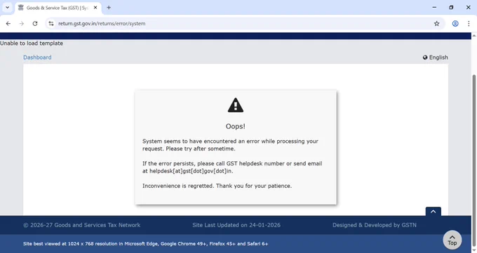 GST 3B portal for FY 2025-26 Q4 is not working properly. Frequent errors, login issues, slow processing and failed submissions even after multiple attempts.

Many CAs, tax consultants and businesses are under huge pressure due to last-minute technical problems. This is causing mental stress and risk of penalties despite genuine efforts to comply.

Kindly extend the due date immediately so everyone can file returns smoothly and correctly.

#GST #GST3B #ExtendDueDate #Taxpayers #India