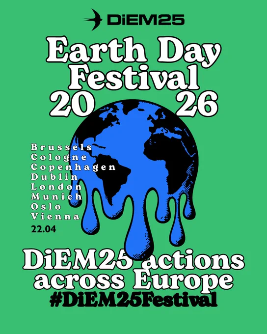 Earth day festival DiEM25