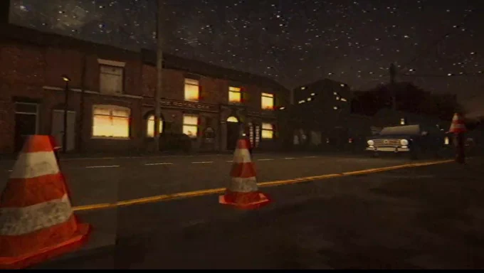 Picture shows £7200 worth of traffic cones