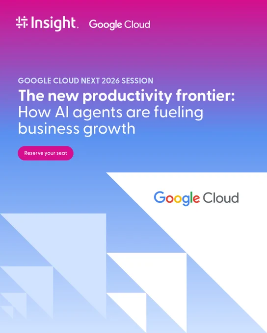 Google Cloud Next 2026 Session\nThe new productivity frontier: How AI agents are fueling business growth