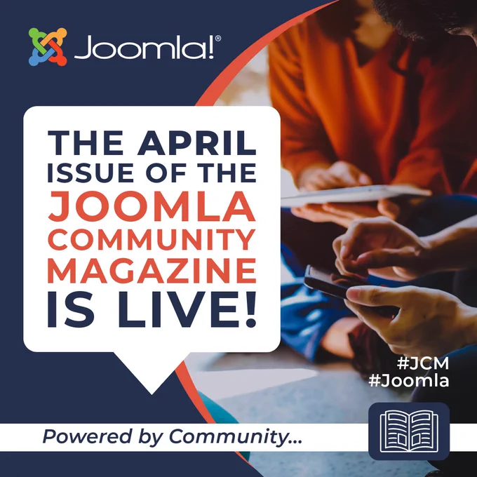 The April issue of the Joomla Community Magazine is live!