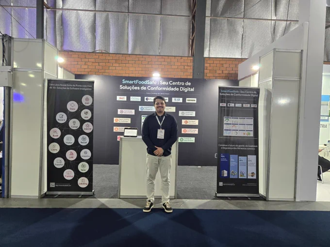 We’re heading into the final day of Envase Brasil — one of the leading events for the food, beverage, and packaging industry in Brazil.

A complete environment for knowledge exchange, high-quality networking, and direct contact with the sector’s main innovations.

A true meeting point for those seeking operational efficiency, food safety, and digital transformation.

If you haven’t stopped by yet, today is your last chance!

I invite you to visit our booth L27 and, in addition to learning more about our solutions, take the opportunity to connect with our Development Manager, Murilo T. who will be there sharing insights on technology, innovation, and the next steps in digital transformation for the industry.

Come and see how Smart Food Safe : Quality & Food Safety Management Software can help your company:
✔ Digitize food safety and quality processes
 ✔ Reduce paperwork and improve operational efficiency
 ✔ Ensure traceability and regulatory compliance
 
