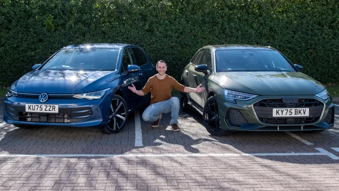 VW Golf eHybrid vs Audi A3 TFSI e