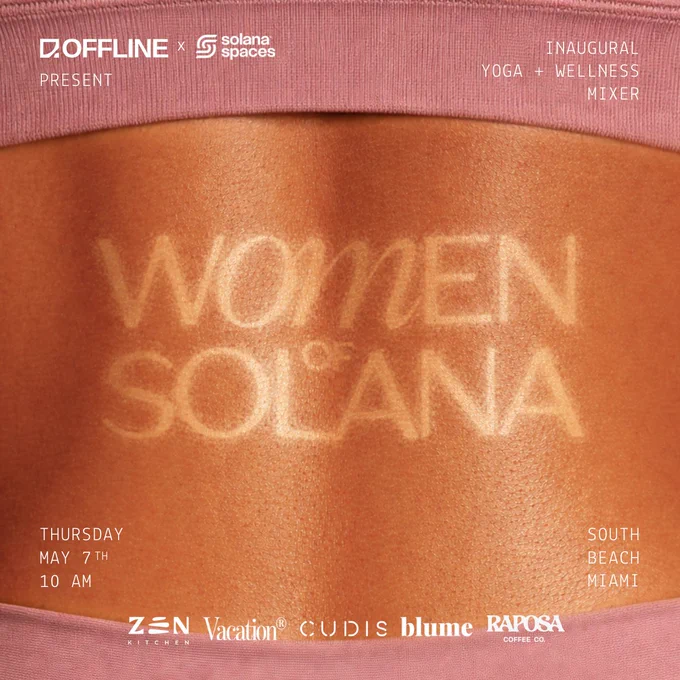 Women of Solana Mixer | GET OFFLINE | OFFLINE Crypto | Solana Spaces 
