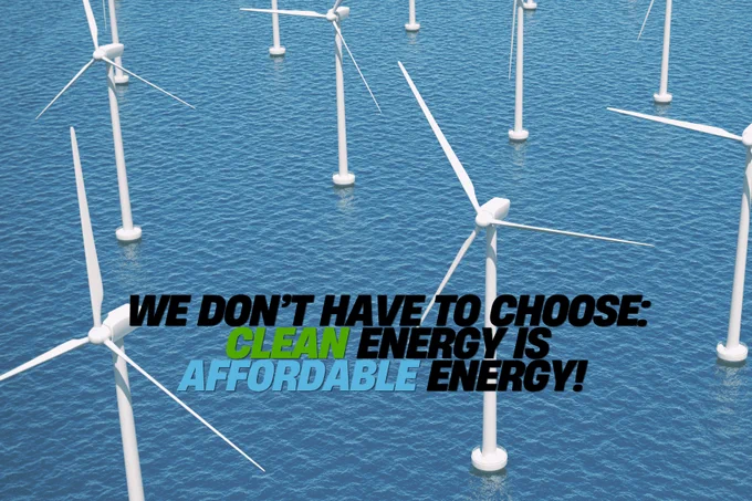 offshore wind turbines are pictured. 