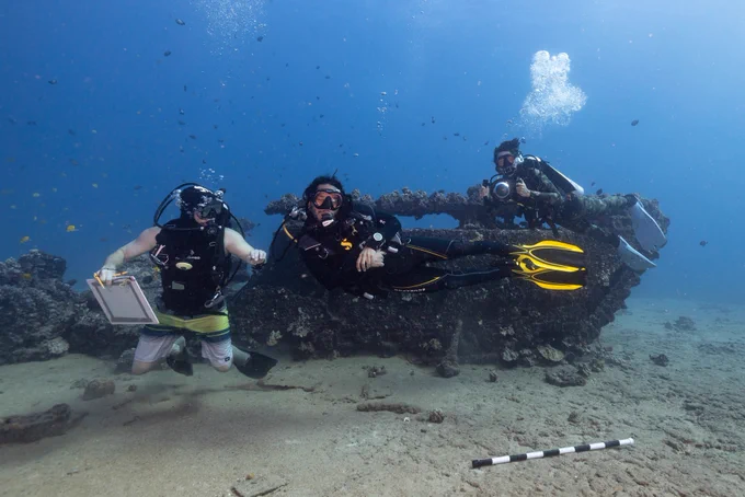 Underwater archaeology in Saint Croix (📸 Jennifer Adler)