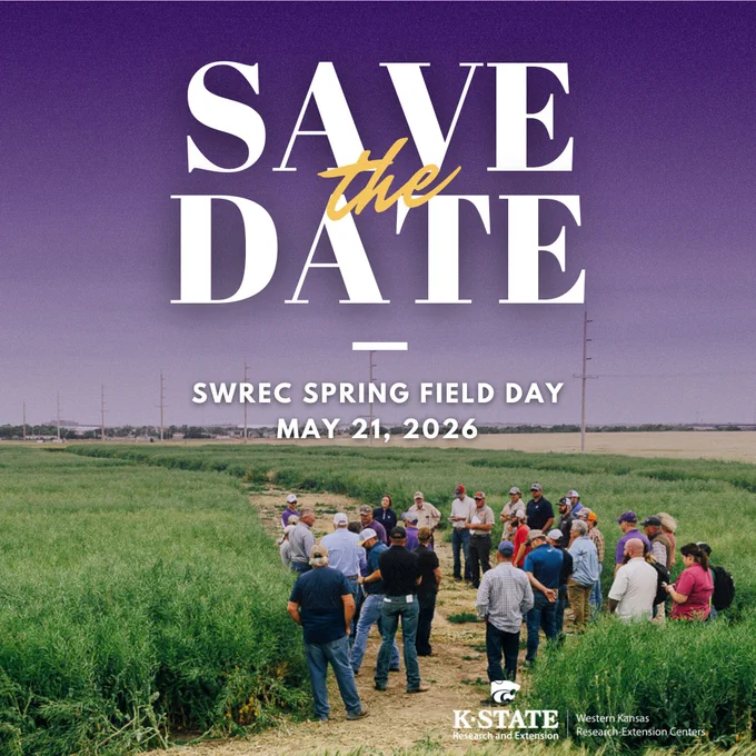 Graphic of the field day invitation Save the Date for teh SWREC Spring Field day May 21, 2026. 