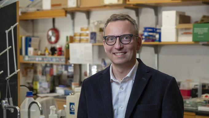 Alexander Ploss, Harry C. Wiess Professor of Life Sciences and Molecular Biology, Princeton University. Photo by C. Todd Reichart.