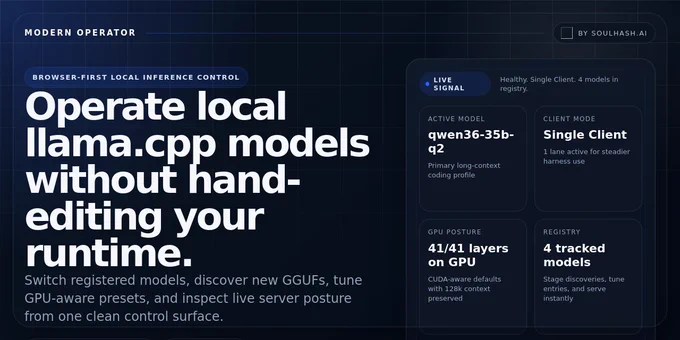 https://github.com/soulhash-labs/llama-model-manager