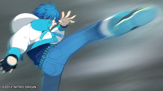『DRAMAtical Murder(ドラマティカルマーダー)』イベントスチル：蒼葉の蹴り