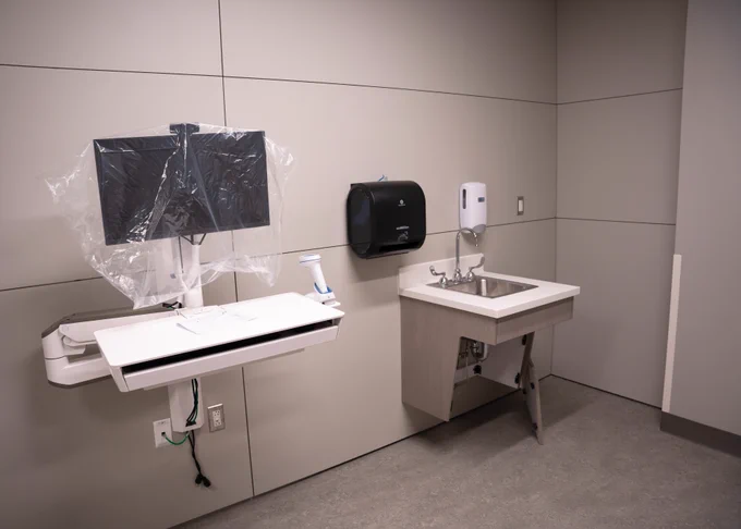 An exam room.