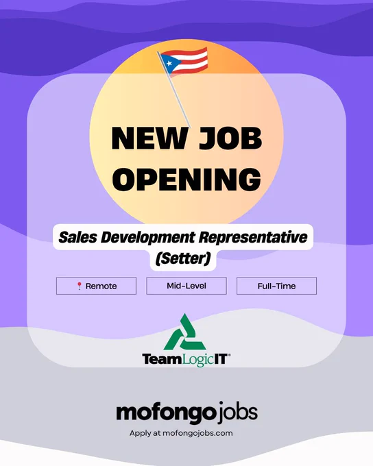remote sales job for IT in Puerto Rico