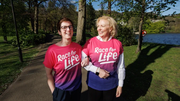 Cathy Gallagher and Jayne Donaldson of the University of 