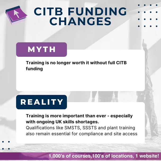 CITB funding changes - Myth and reality