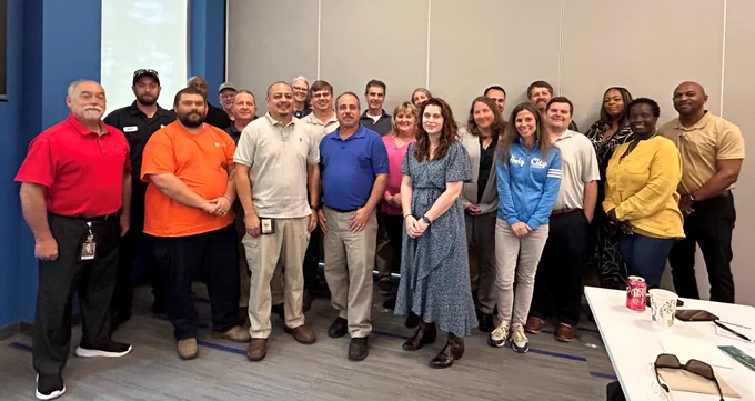 Staff attending the workshop 
