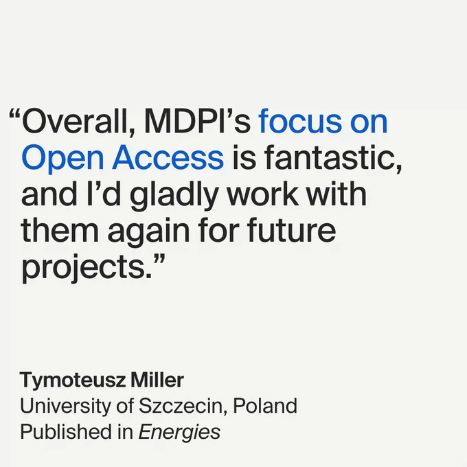MDPI is Committed to Advancing Open Access Publishing