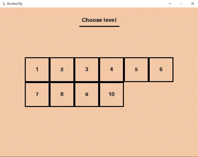 Level menu