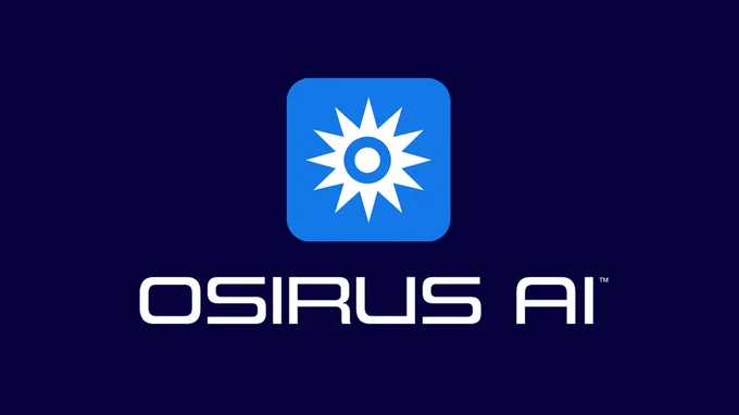 Osirus AI logo and text