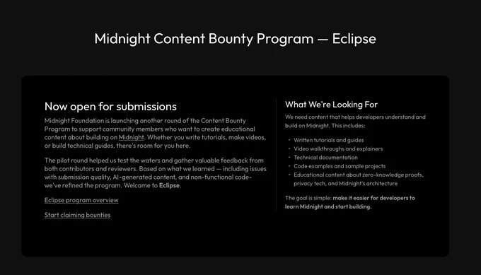 Content Bounty Program