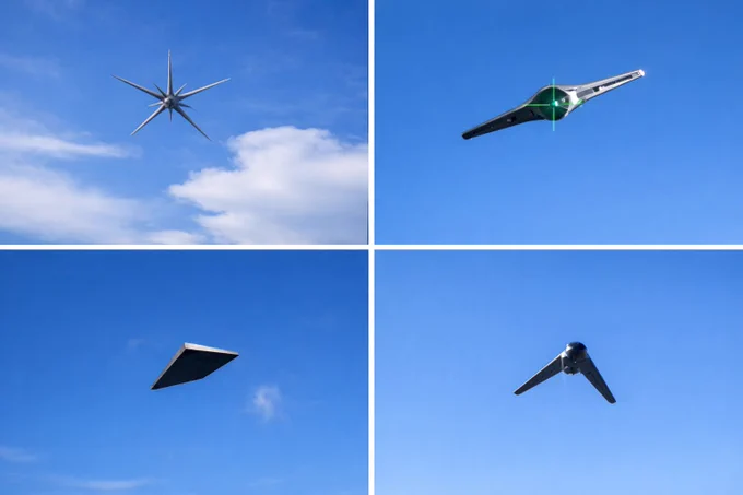 🚨 BREAKING: Leaked UFO frames restored in full color reveal the clearest view yet.

One object appears as a dark boomerang-shaped craft. Another shows a metallic star-like form unlike any familiar aircraft silhouette. After extreme enhancement and correction by Spacetracker.space, the mystery looks sharper than ever, but the questions remain.

What was really captured in these frames?

#UFO #UAP #BreakingNews #SpacetrackerSpace #Mystery #Aviation #Unexplained #Viral

