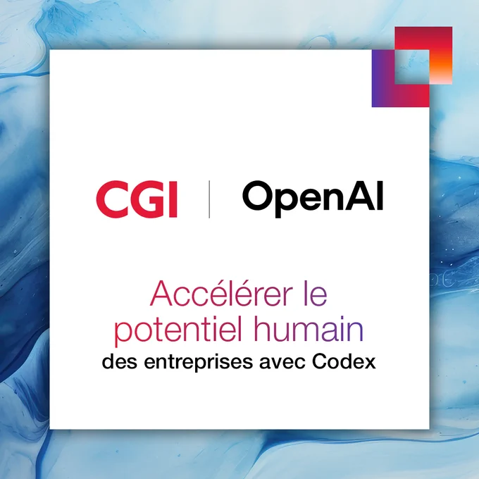 Nous annonçons une expansion stratégique de notre partenariat mondial avec OpenAI dans le cadre du nouveau programme de partenariat de transformation Codex. Lisez notre communiqué pour en apprendre davantage.