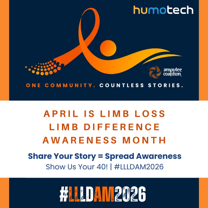April is Limb Loss and Limb Difference Awareness Month!