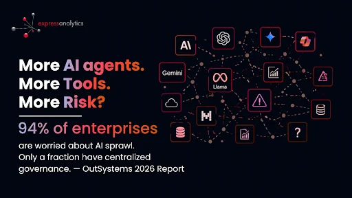 Everyone's racing to deploy AI agents.
Almost nobody has a plan for when 50 of them are running unsupervised.
94% of orgs already feel the sprawl. The fix isn't less AI. 
It's better analytics and governance from day one.