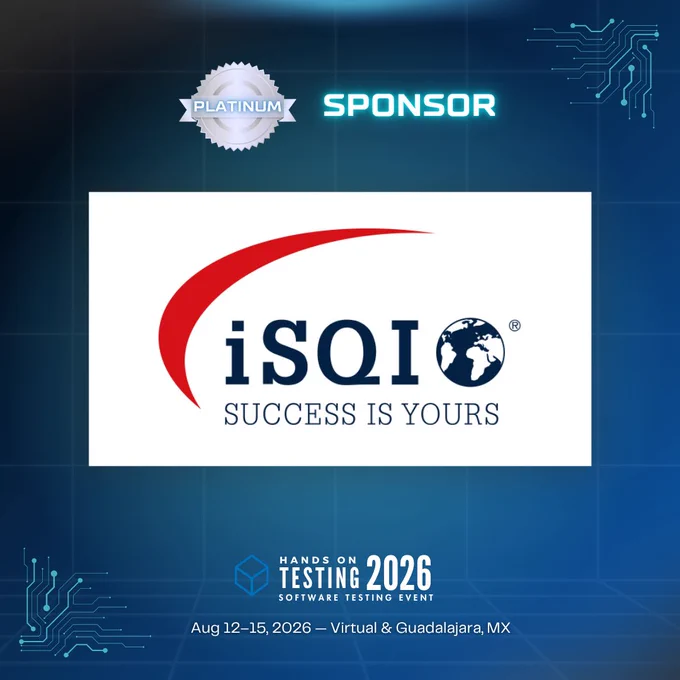 iSQI - Platinum Sponsor:  Hands-On Testing Conference 2026